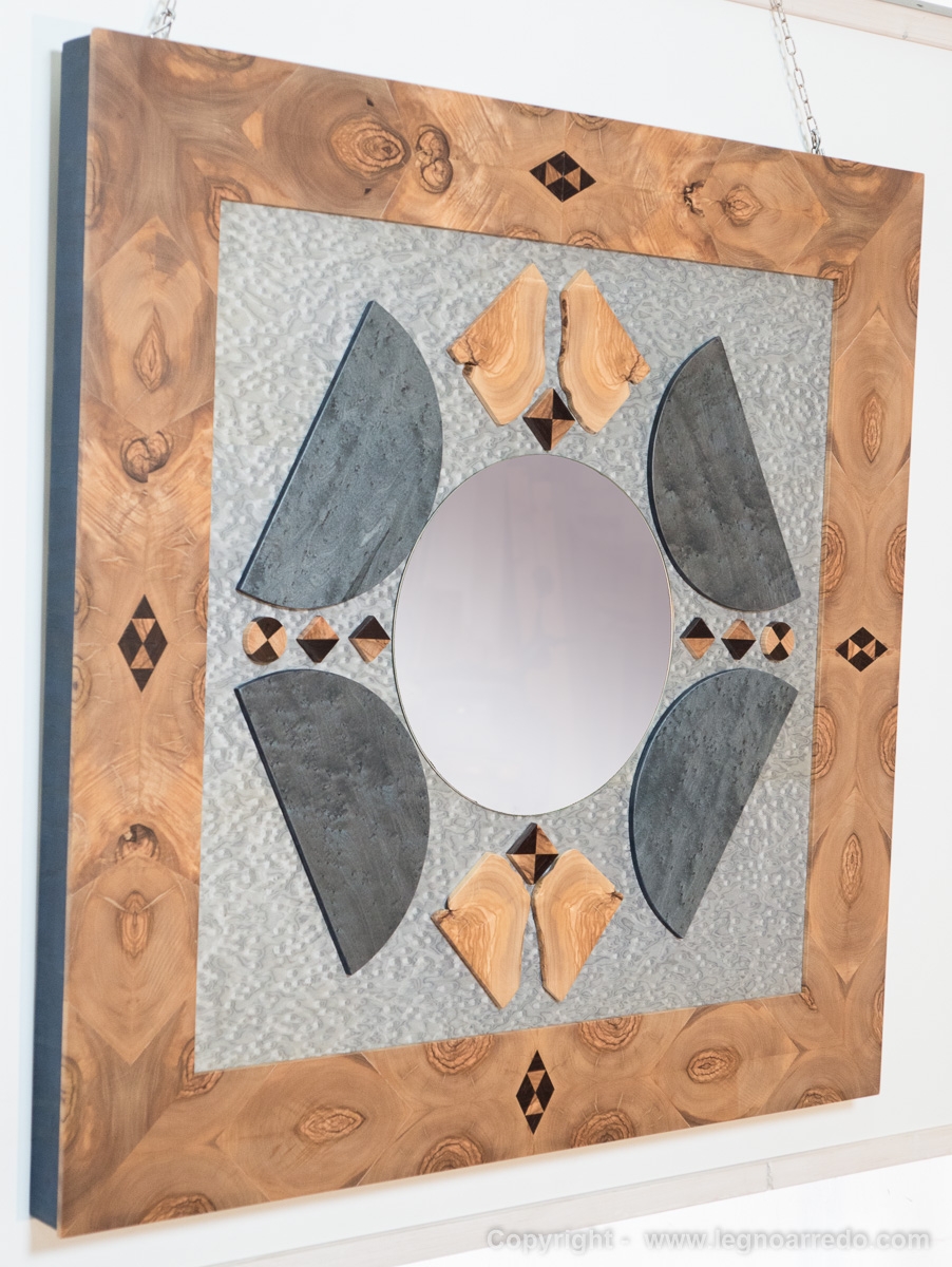 Specchiera Design - AS01 - 98,5 cm x 98,5 cm
