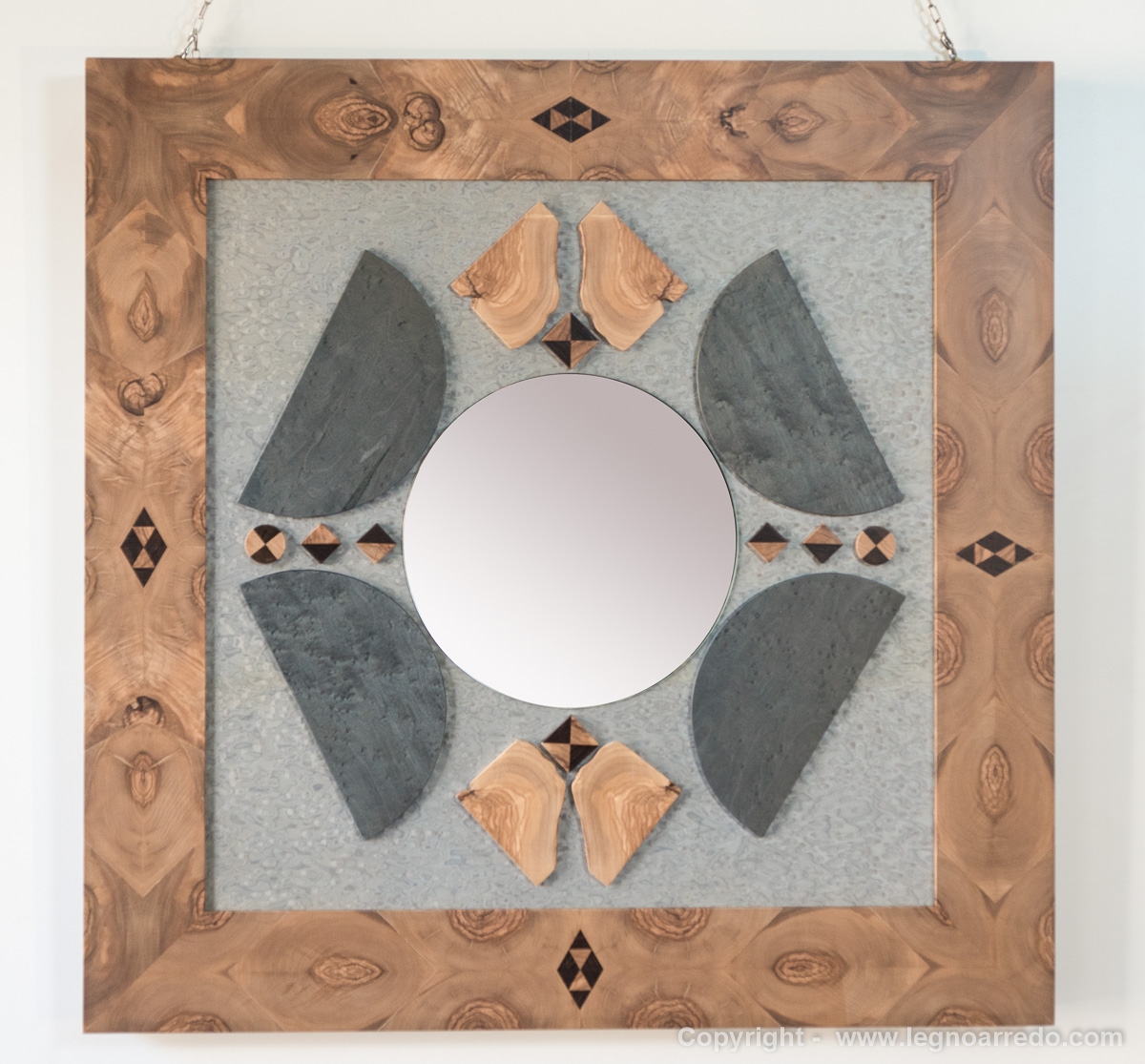 Specchiera Design - AS01 - 98,5 cm x 98,5 cm - immagine 2
