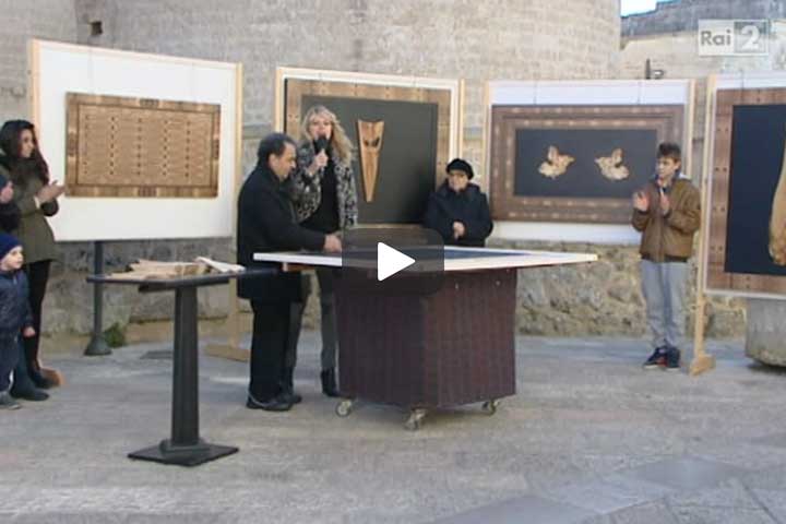 Le creazioni in legno di ulivo di Antonio Russo a Mezzogiorno in Famiglia
