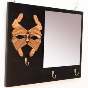 Appendiabiti da parete con specchio - OD02 - 40 cm X 51,5 cm