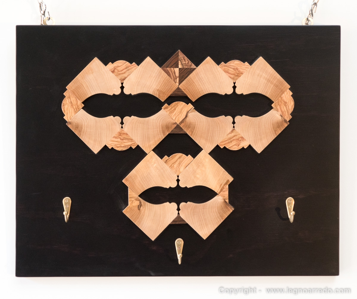 Appendiabiti da parete - OD03 - 40 cm X 51,5 cm - immagine 2