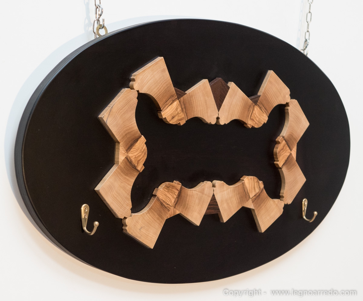 Appendiabiti da parete - OD06 - 39,6 cm X 70,5 cm
