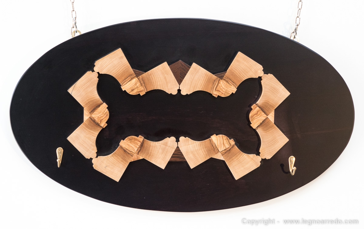 Appendiabiti da parete - OD06 - 39,6 cm X 70,5 cm - immagine 2