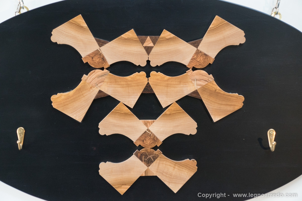 Appendiabiti da parete - OD07 - 39,5 cm X 70,5 cm - immagine 3
